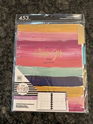 Me and My Big Ideas 453 pcs. Undated Fitness Extension Calendar Exercise Planner