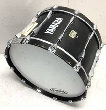 Yamaha 24” Field Corps Marching Band Bass Drum Black Forest Shell
