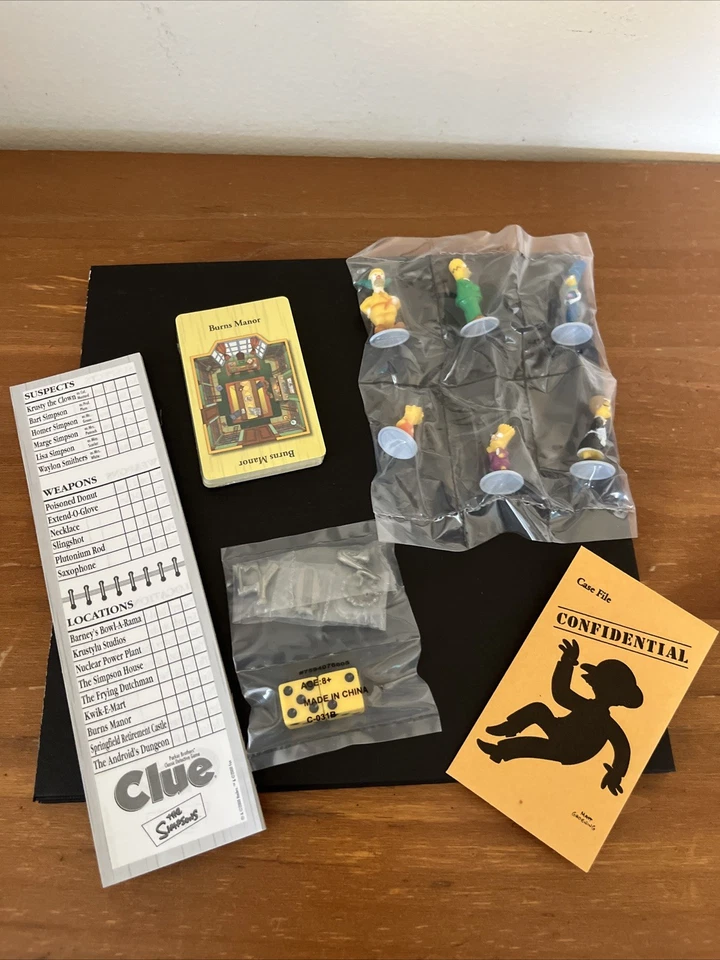 THE SIMPSONS Clue Board Game 2nd Edition 2002 Parker Brothers-NEW SEALED - Image 4 of 4