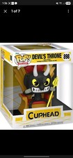 Figura Vinilo Funko Pop Cuphead S3 Diablos Trono en Silla Deluxe 6"