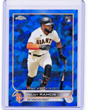 2022 Topps Chrome Update Sapphire Edition #US187 Heliot Ramos Rookie RC Giants