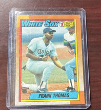 1990 Topps Frank Thomas #414 #1 Draft Pick Rookie Name on Front White Sox Tigers