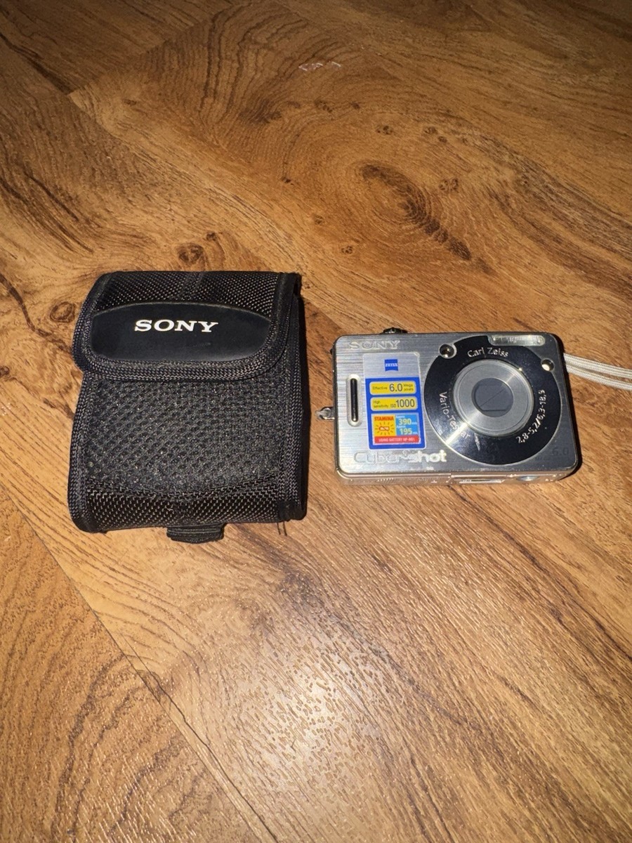 Sony Cyber-shot DSC-W50 6.0MP Digital Camera - Silver for sale