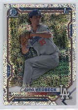 2021 Bowman Draft Chrome Sparkle Refractor Peter Heubeck #BDC-146 17tm