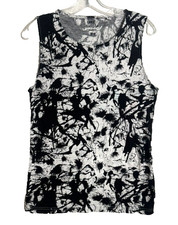 Vtg Uniqlo SPRZ NY Special MOMA Jackson Pollock Abstract Print Tank Top Sz XS