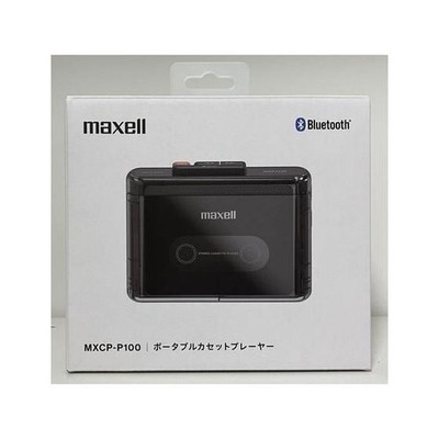 Maxell MXCP-P100BK Bluetooth 5.4 Portable Cassette Player USB-C Black