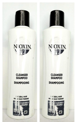 2 Nioxin 2 CLEANSER SHAMPOO Natural Hair PROGRESSED THINNING 10.1 oz Each (711)
