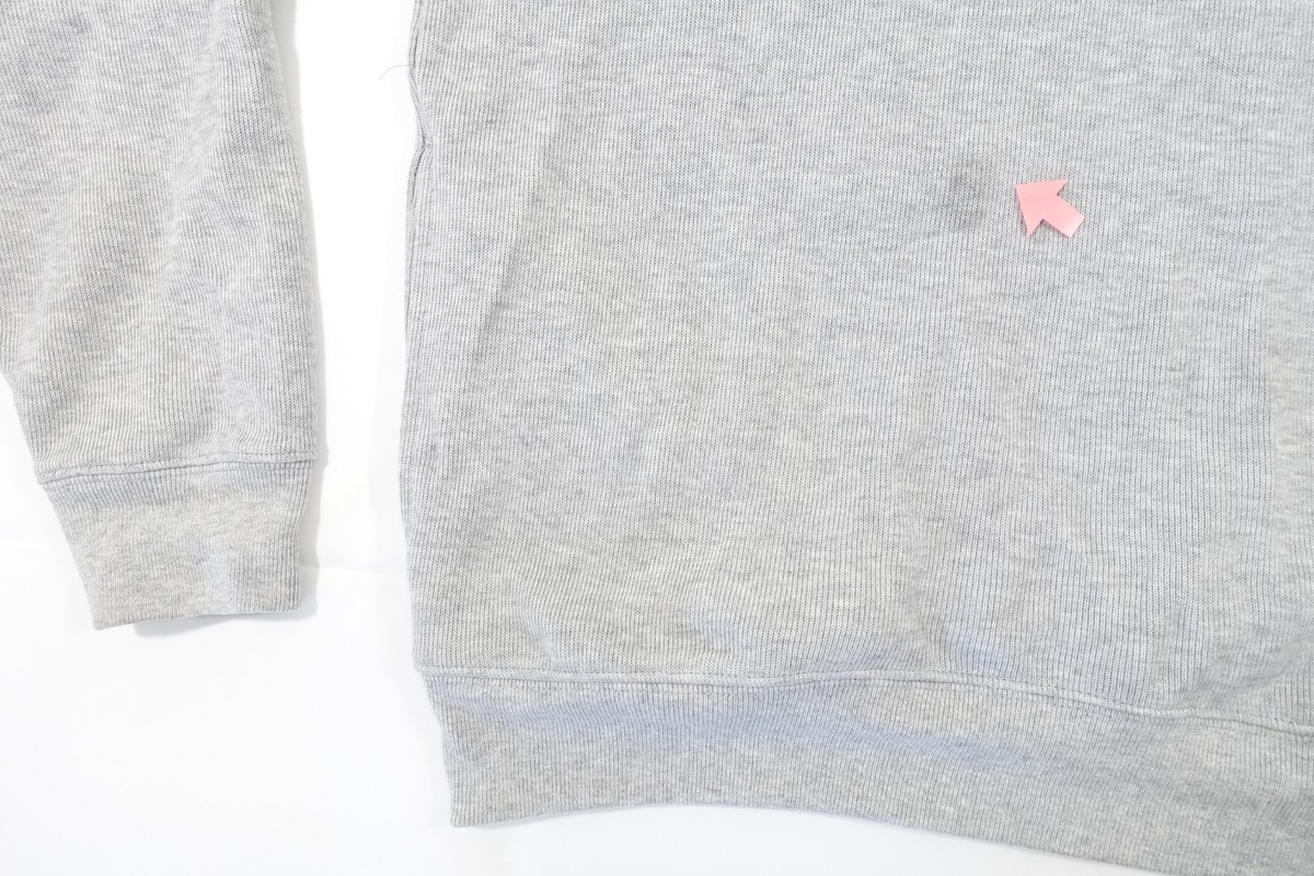 LACOSTE FA13487 GRAY 5 LARGE 1/4 ZIP MOCK NECK SWEATER MENS