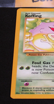KOFFING- 51/102 Pokemon Card - Unlimited Edition -4th print 1999/2000- NM |  eBay