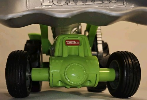 EXCAVADORA BULLDOZER VERDE TONKA 2000 DE COLECCIÓN BUDDY BATERÍAS NUEVAS FUNCIONANDO - Imagen 5 de 12