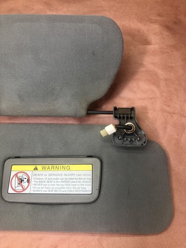 1997-2004 Nissan Pathfinder Sun Visors Lighted with Homelink GRAY Infinity Q4 - Picture 18 of 24