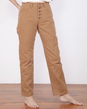 Carleen Women’s Tan Sustainably Made 100% Denim Jeans High Rise Size 4 USA Made