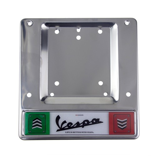 License Plate Frame Holder for All Vespa GTS GTV LX Primavera Sprint PX