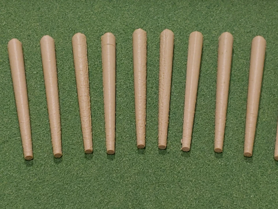 10 bates de béisbol para bobbleheads - varios colores Foto 3 de 4