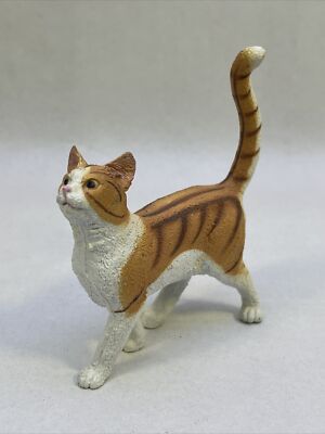 ELC AAA Ginger and White Stripey Cat retired in good condition