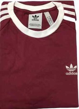 ADIDAS RETRO ORIGINAL SHORT SLEEVE CREW NECK THREE STRIPE T-SHIRT