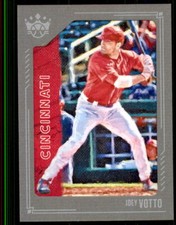 2021 Panini Diamond Kings #90 Joey Votto Framed Gray