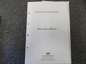 1996 Ford Econoline Van E150 E250 E350 Cargo Electrical Wiring Diagram