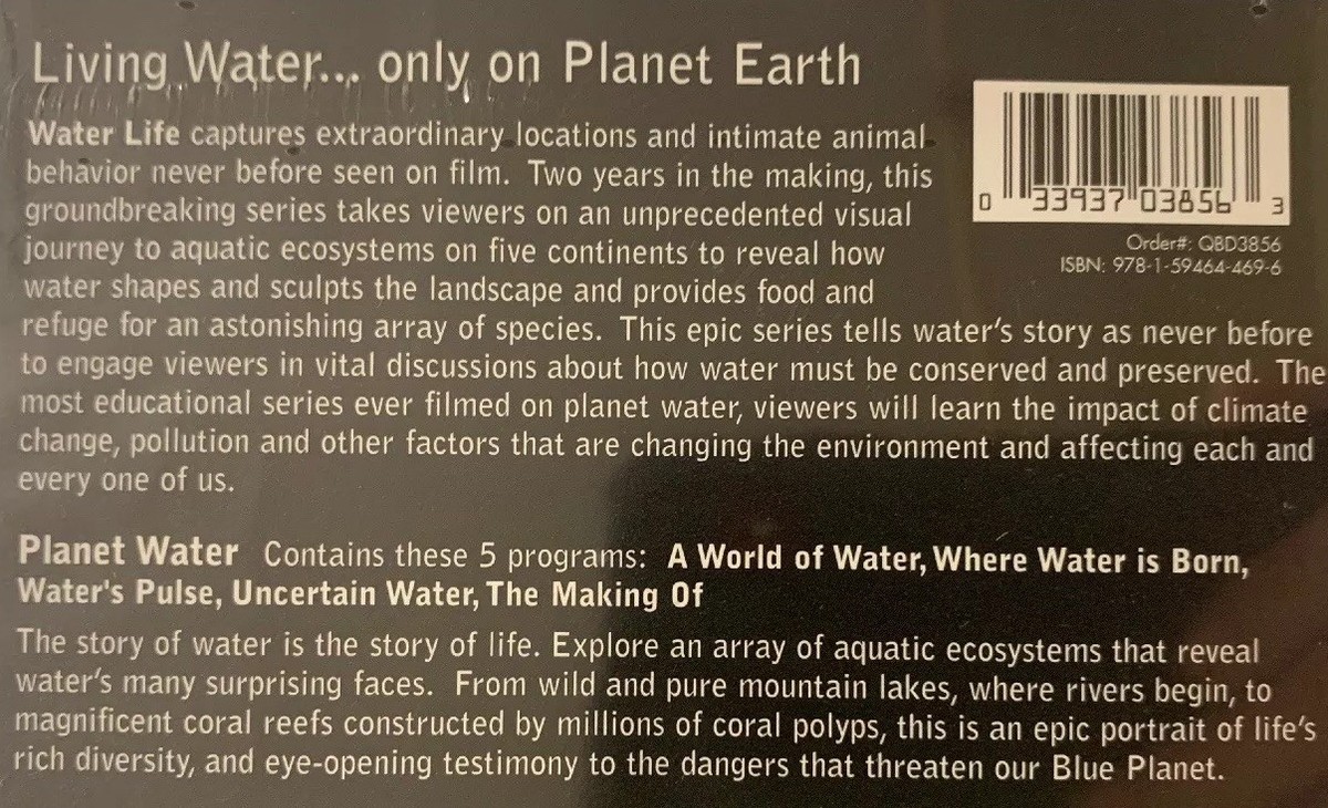 (未使用･未開封品)Water Life: Planet Water [Blu-ray] Water Life: Planet Water (Blu-ray Disc, 2009) (New & Sealed