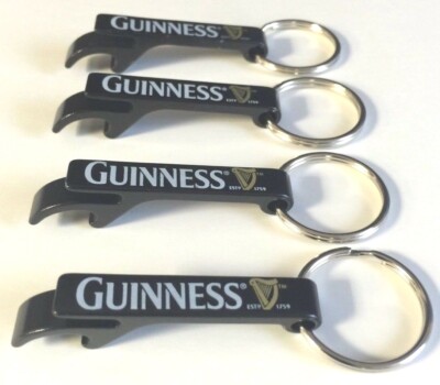 Guinness Harp Beer Bottle Opener Aluminum Set Of Four (4