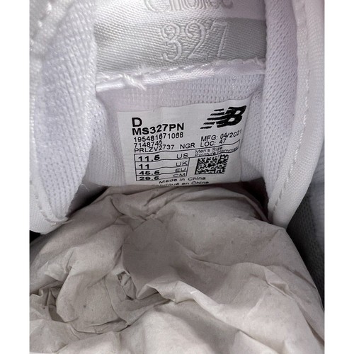 New Balance 327 Primary Pack Paradise Pink White Mens Size 11.5 MS327PN Rare - Picture 10 of 11