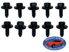 Ford Lincoln Mercury Body Fender Frame Factory Correct 5/16-18 Bolt Bolts 10pc D