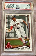 2014 Topps Xander Bogaerts #113 PSA 9 Mint Rookie No Sparkle Base Red Sox RC