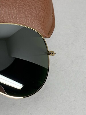 Ray-Ban Aviator Sunglasses RB3026 Large 62mm Gold Frame & Mirrored