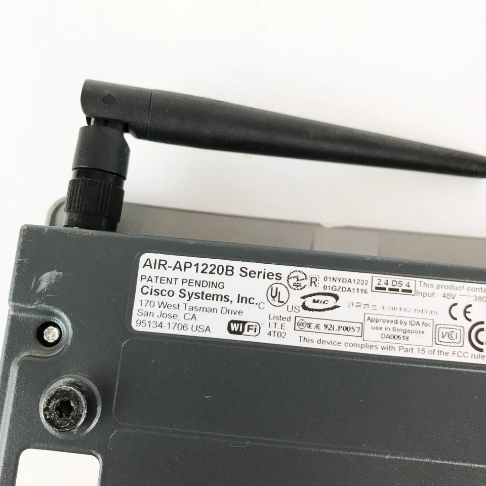 Cisco AIR-AP1220B-E-K9 Aironet 1200 802.11b Wireless Access Point + PSU - Image 4 of 4