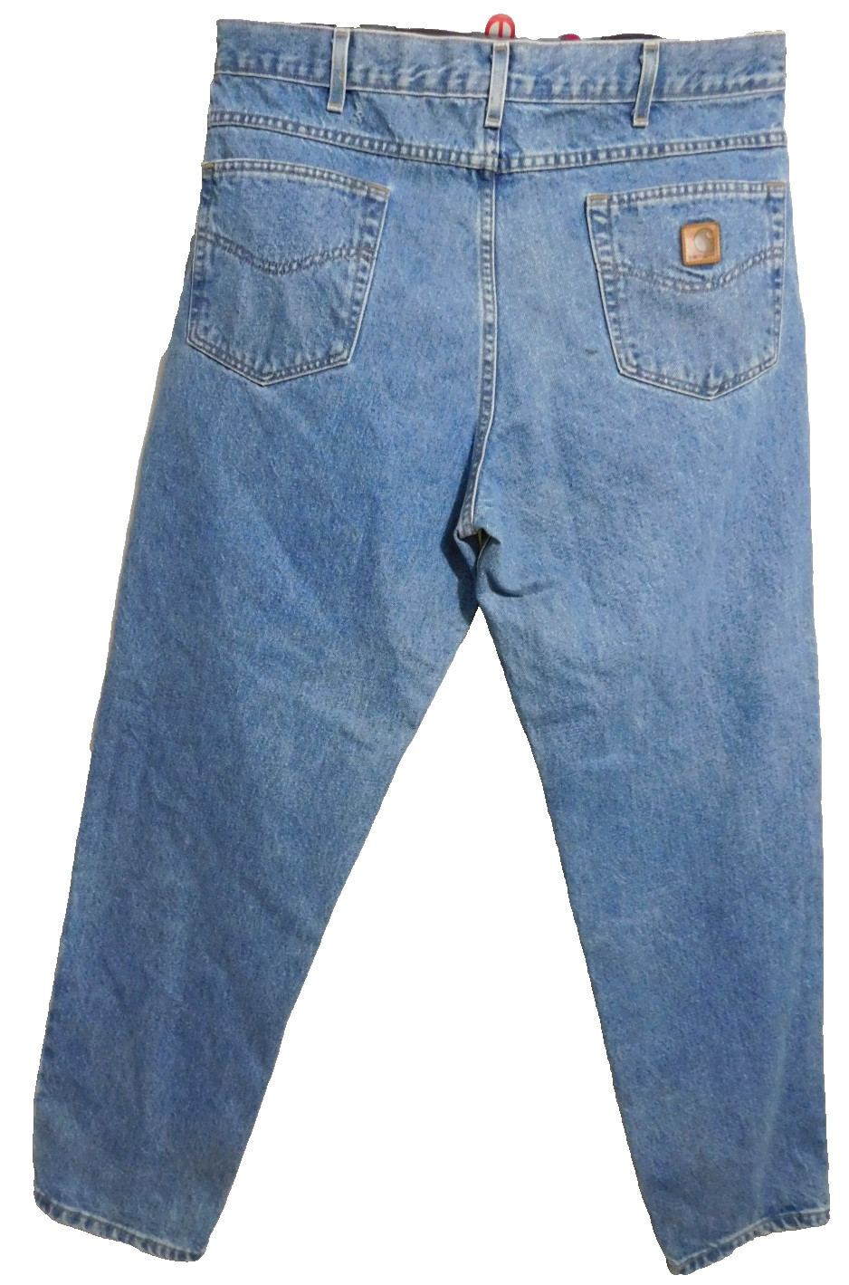 Carhartt Blue Fade Jeans Actual 38x31 (tag 40x32) Heavy Denim VTG 90's thumbnail 2