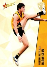 2012 PORT ADELAIDE POWER AFL Card MASON SHAW Future Force