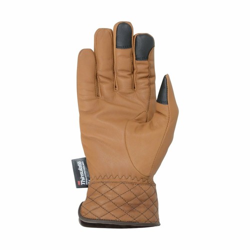 Guantes de equitación de invierno Hy5 Thinsulate™ acolchados de cuero suave - Imagen 3 de 5