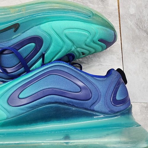 Nike Air Max 720 Men's Sea Forest Green Blue Sneakers Size 10.5 - Picture 7 of 14