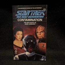 Star Trek The Next Generation Contamination by John Vornholt (1991, Mass Market)