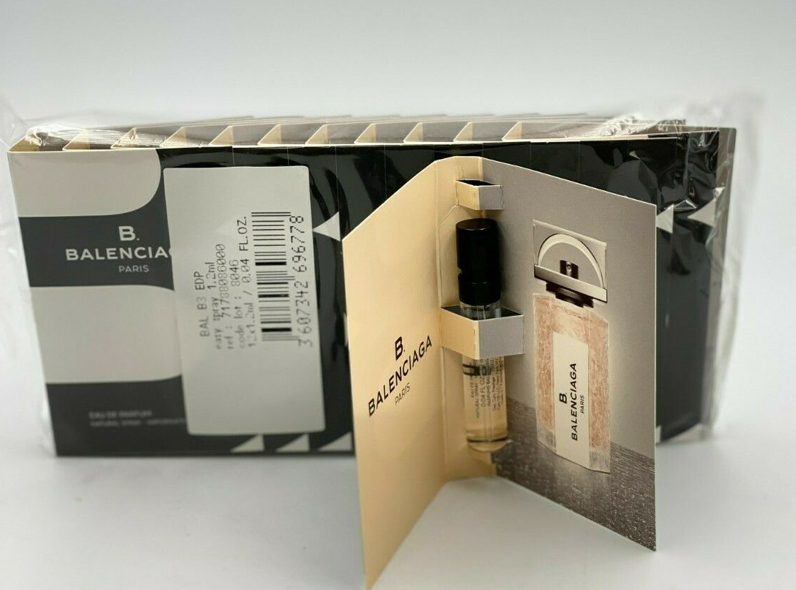 12 X B. BALENCIAGA PARIS EAU DE PARFUM Fragrance .04OZ / 1.2ML
