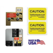 GE-200A General Electric GE Generator interlock kit 150 or 200 Amp Panel Listed