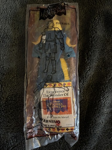 Disney Burger King The Hunchback Of Notre Dame Phoebus Plush Doll MINT NIP - Picture 2 of 3