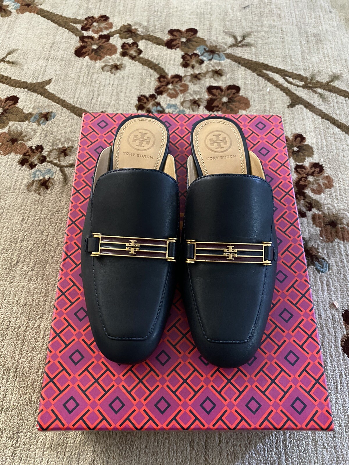 tory burch backless loafer