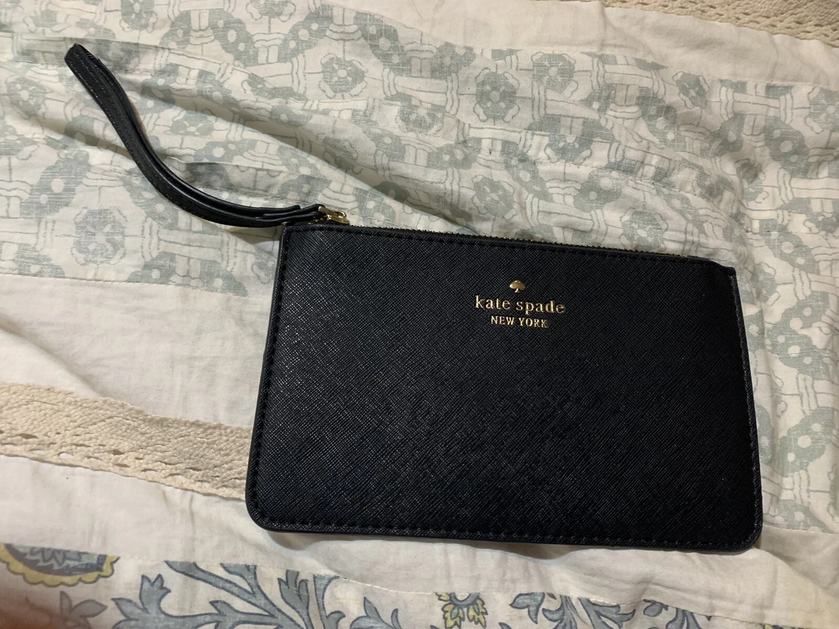 Kate Spade New York Wristlet Wallet NWT Basic Black eBay