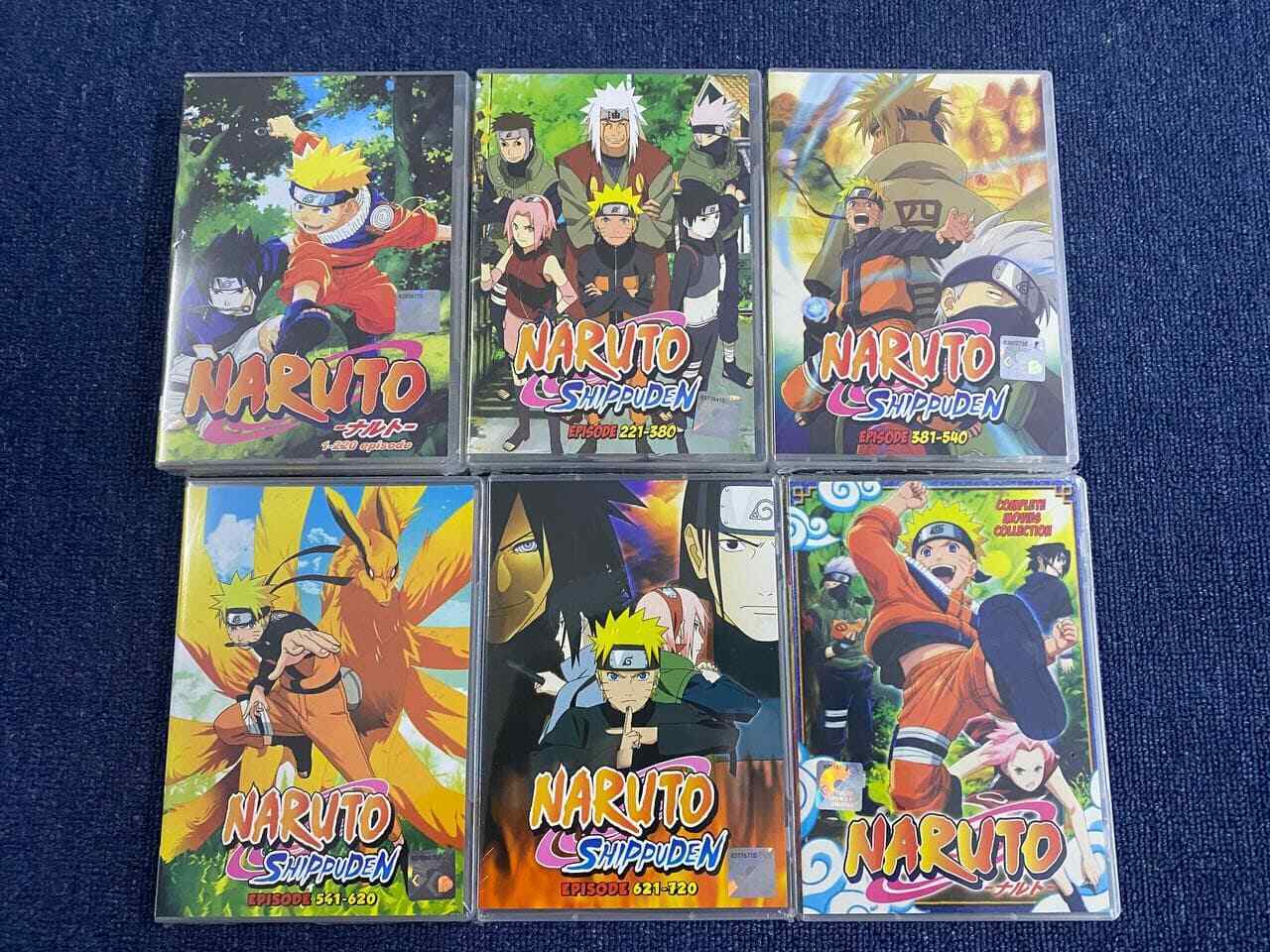 DVD Anime Naruto + Shippuden + 11Movies + Boruto Express Shipping