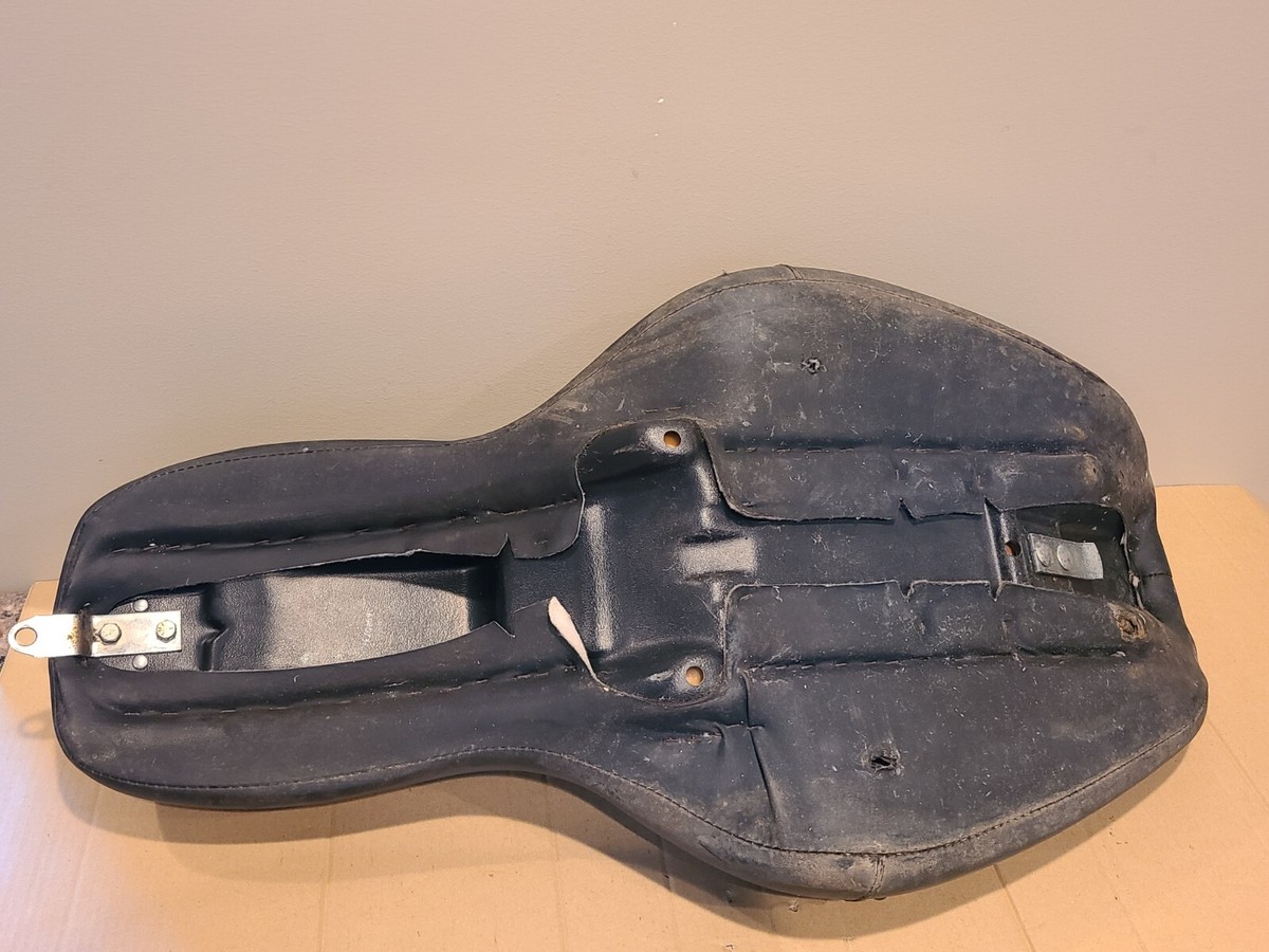 Milsco Harley Davidson Black Studded Leather Motorcycle Seat | eBay