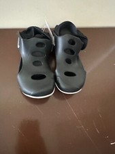 Nike Sunray Protect 3 Slip-On Sandals 1Y Boy's Black Synthetic DH9462 001 N255