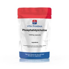 Phosphatidylcholine 1000mg Capsules | Support Brain & Liver Health | VITAPHARMA