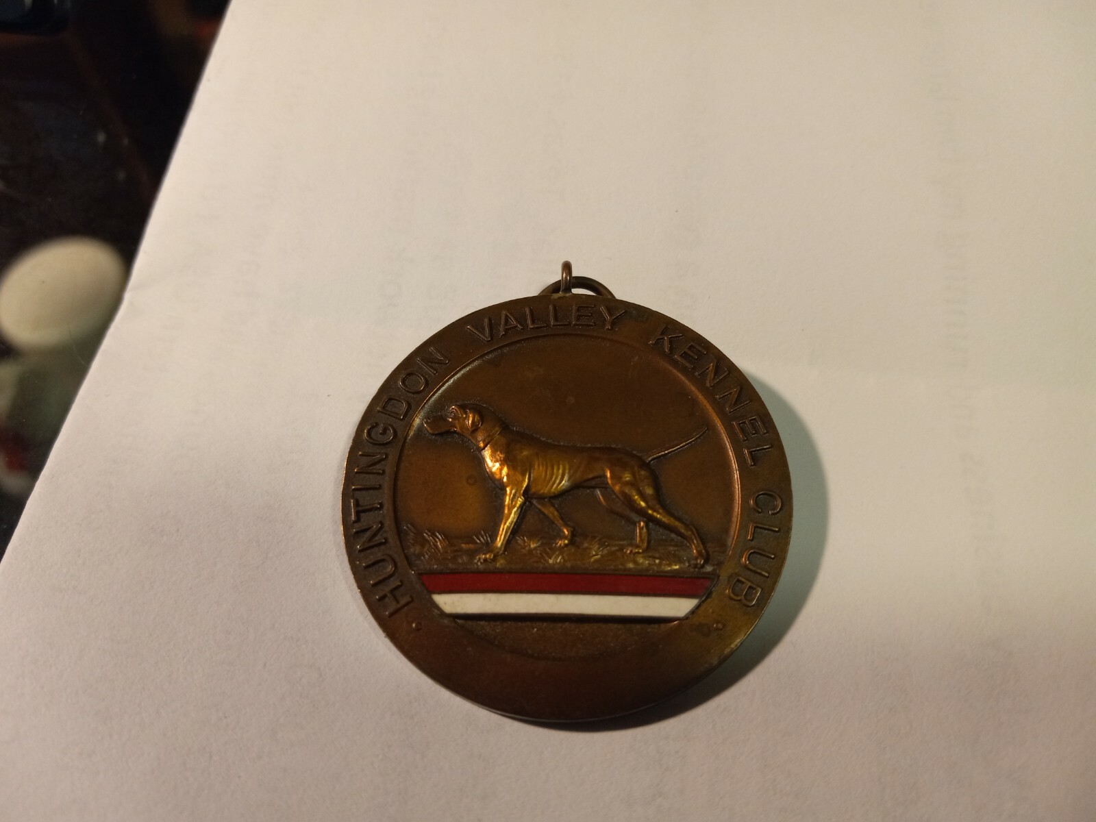 Huntingdon Valley PA Kennel Club Dog Medallion Bronze eBay
