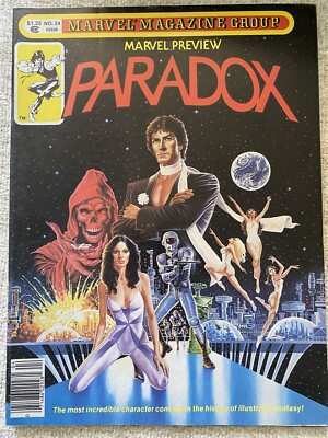 MARVEL PREVIEW #24 Paradox Curtis Marvel Magazine 1980 VF