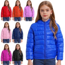 DE Kinder Mädchen Winterjacke Kapuzen Jacke Mantel Daunenjacke Winter Outwear