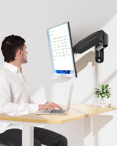 Versatile Full Motion VESA Wall Monitor Mount for 13-32 Inch Screens, Easy Setup - Afbeelding 7 van 11