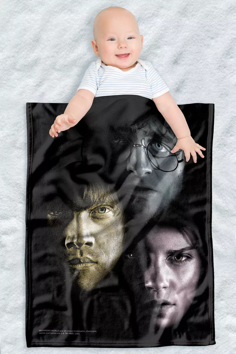 Harry Potter Soft Fleece Baby Blanket Cozy Crib Throw 30