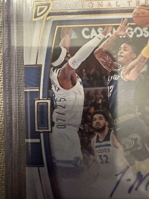 2022-23 National Treasures Ja Morant ジャ 2022-23 Panini National Treasures Treasured Moments /25 Ja Morant