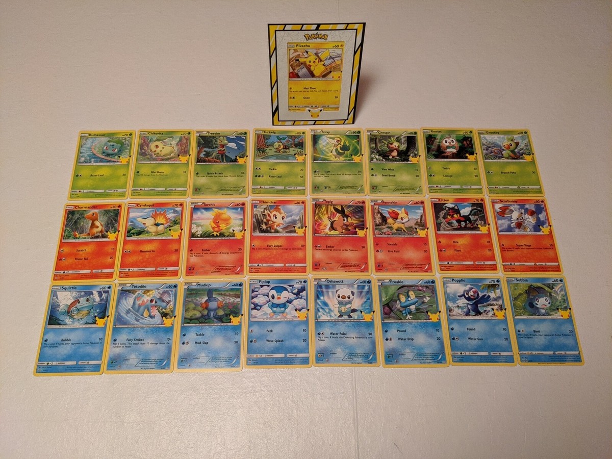 2021 McDonald's Pokemon 25th Anniversary Card Complete Set! PACK FRESH! Non Holo | eBay 2021 McDonald's Pokemon 25th Anniversary Card Complete Set! PACK FRESH! Non Holo | eBay